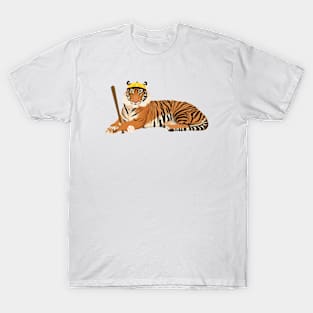 Baseball Tiger Yellow T-Shirt